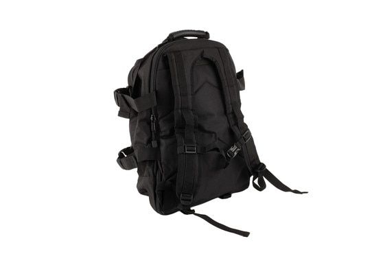 Primary Arms 3-Day Expandable Backpack with Waist Strap in Black has padded shoulder straps